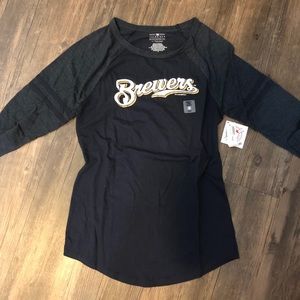 Milwaukee Brewers 3/4 Sleeve Tee